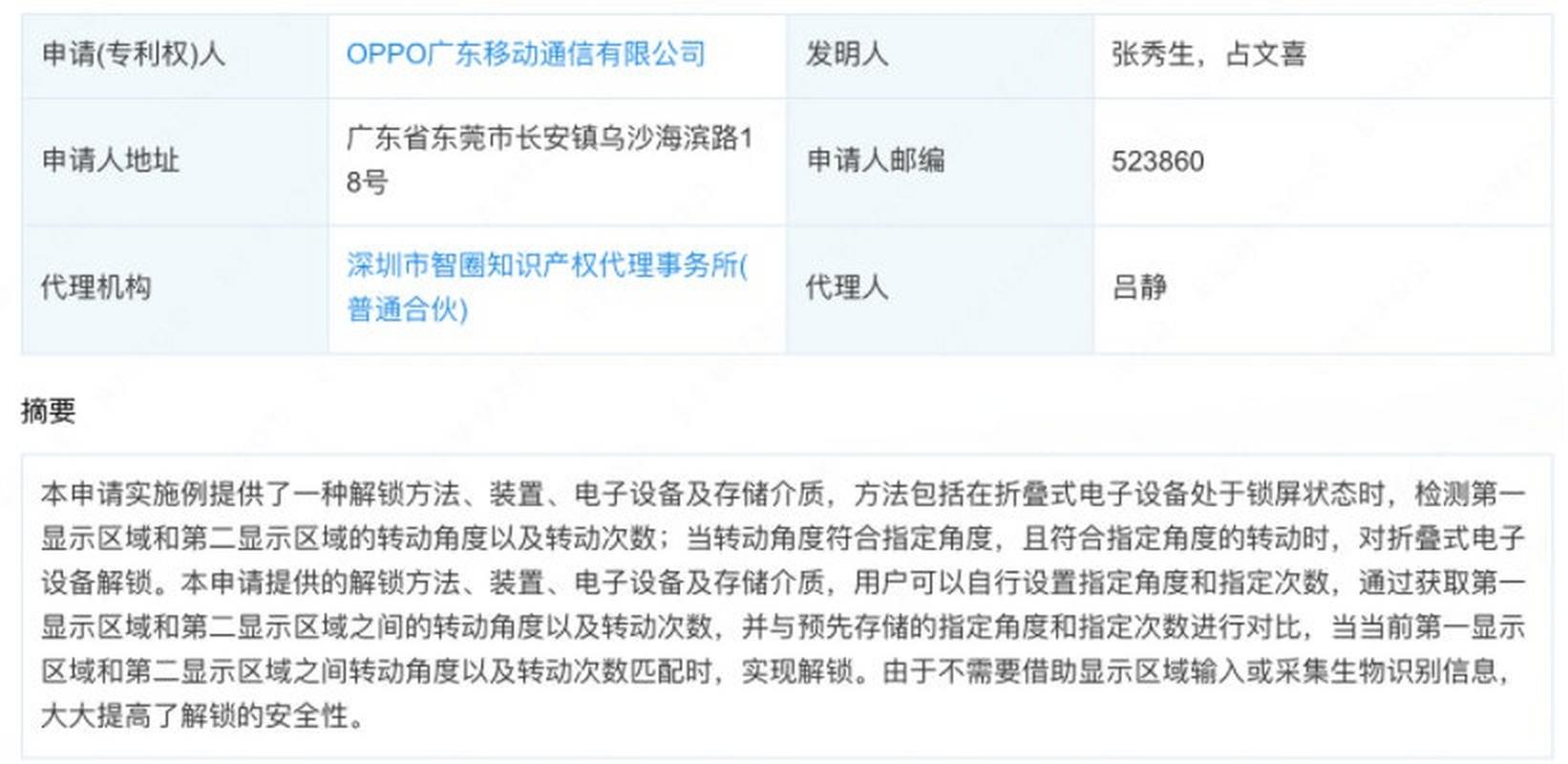 OPPO新专利推动移动通信解锁技术创新与应用